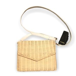 Forever 21 Woven Structured Box Crossbody Bag